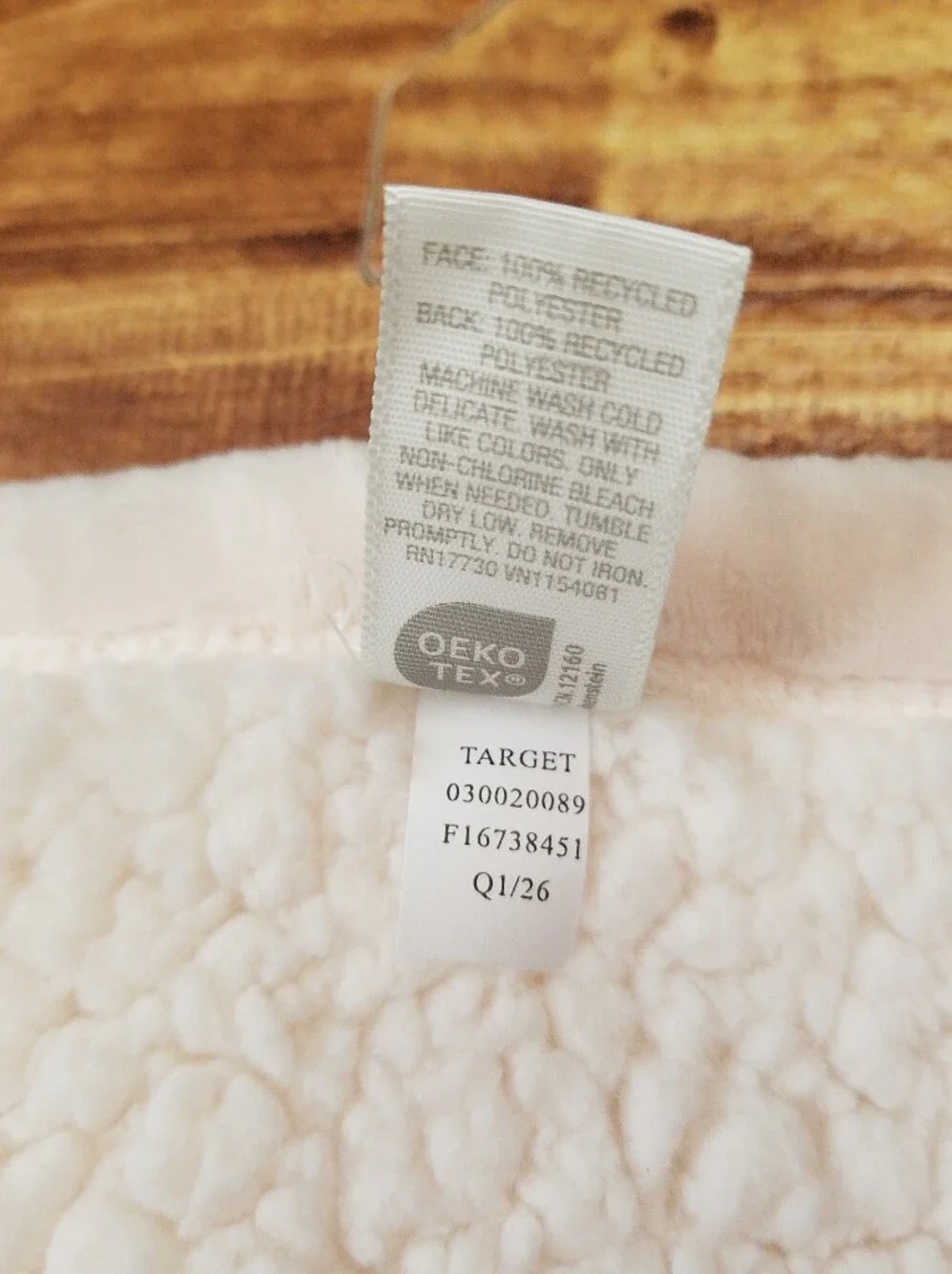 NWOT Target Cloud Island Soft Cream Plush Baby Blanket Fleece